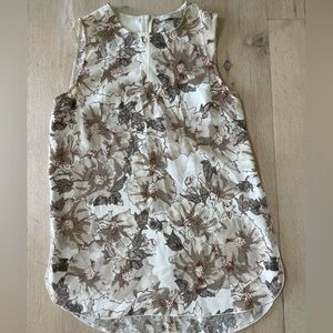 Aritzia Babaton Sleeveless Wieland Cottagecore Romantic Floral Tank Blouse